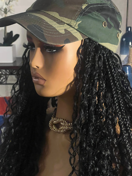Boho Braided Wig Cap
