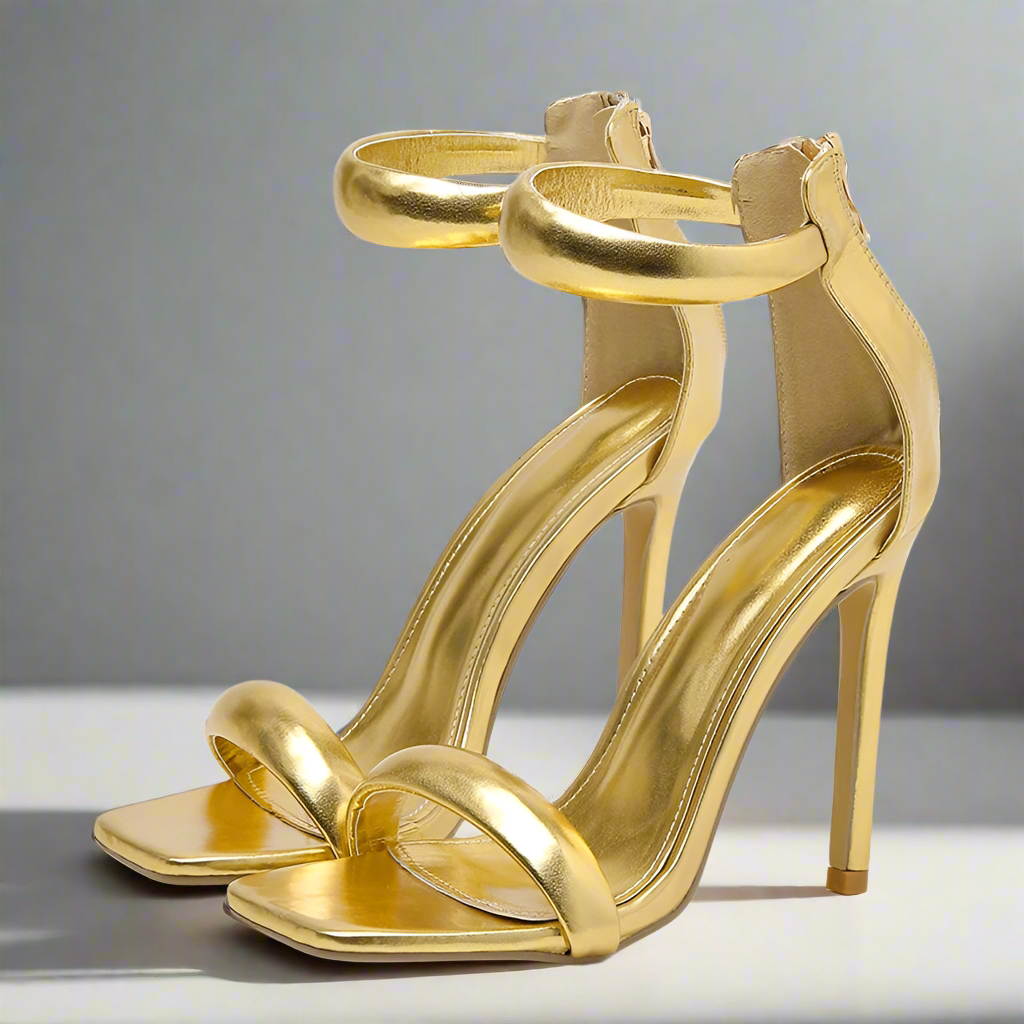 Peep Toe High Heel  Sandals