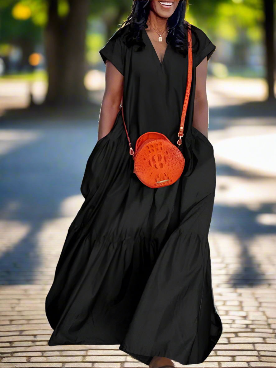 Plus Size Women Bohemian Dress