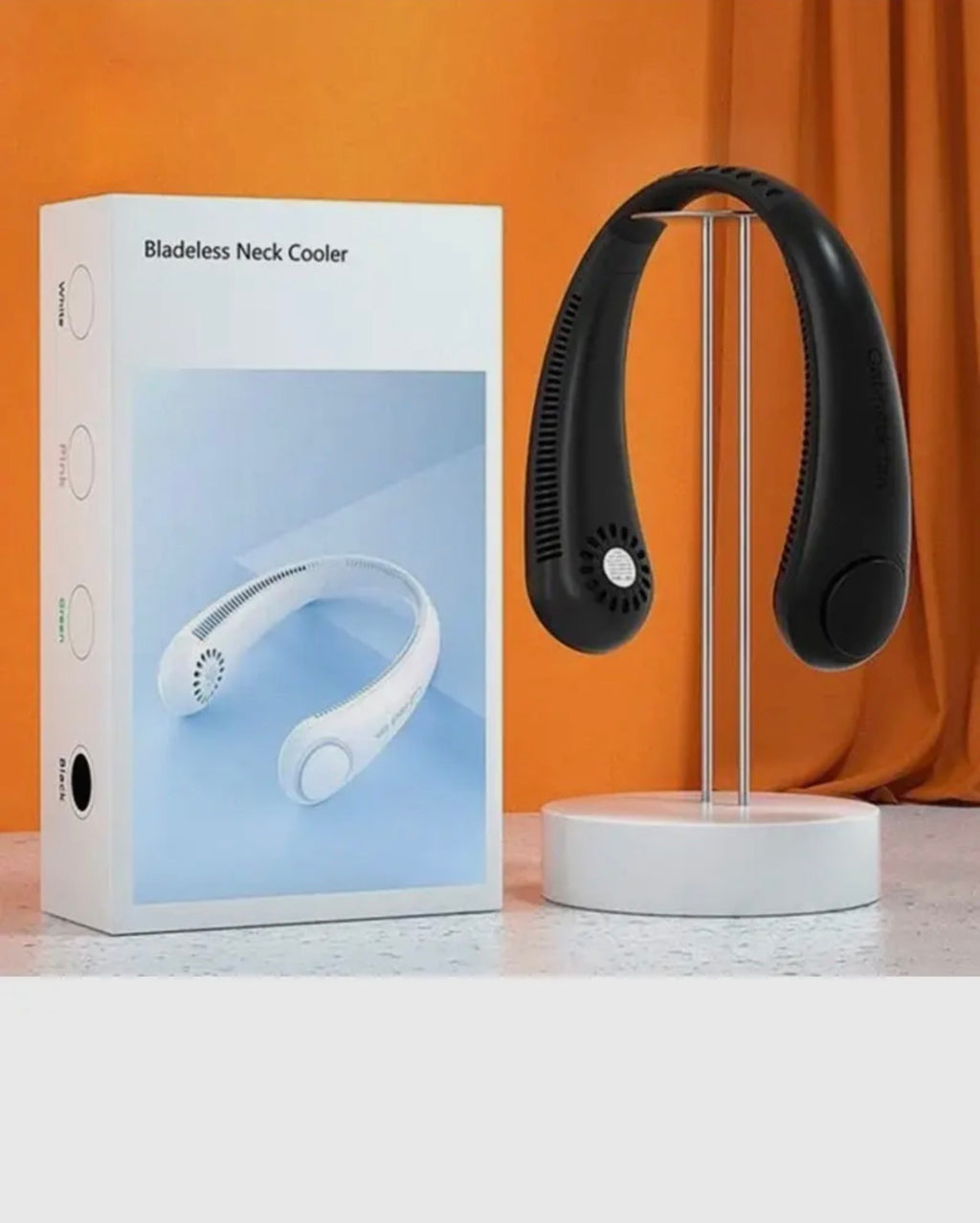 Portable Hands Free Bladeless Neck Fan