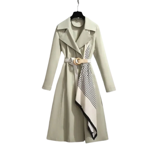 Women's Medium-length TrenchStyle  Overcoat Jacket