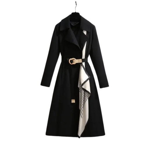 Women's Medium-length TrenchStyle  Overcoat Jacket