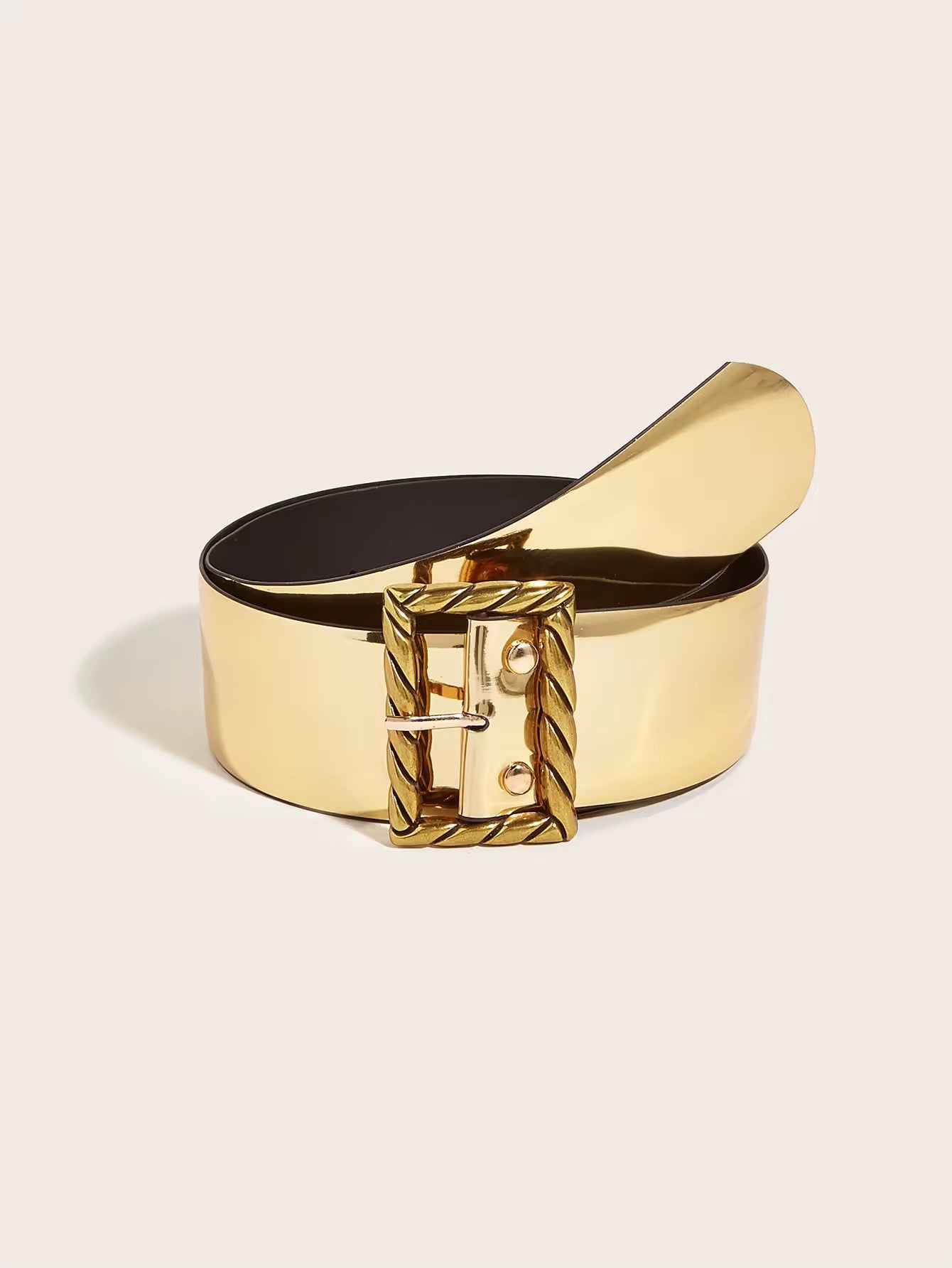 Fashion Gold Buckle Belt