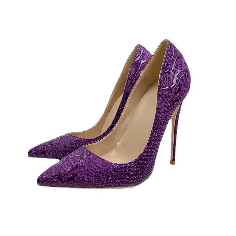 Purple Passion High Heel Shoes