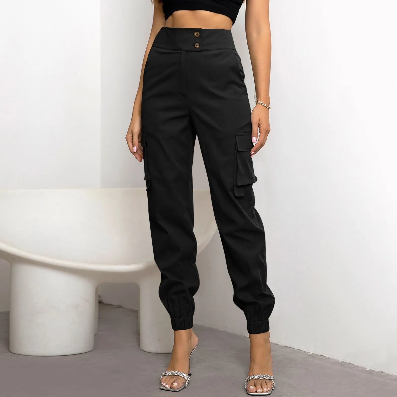 Summer Women Jogger Harem Pants
