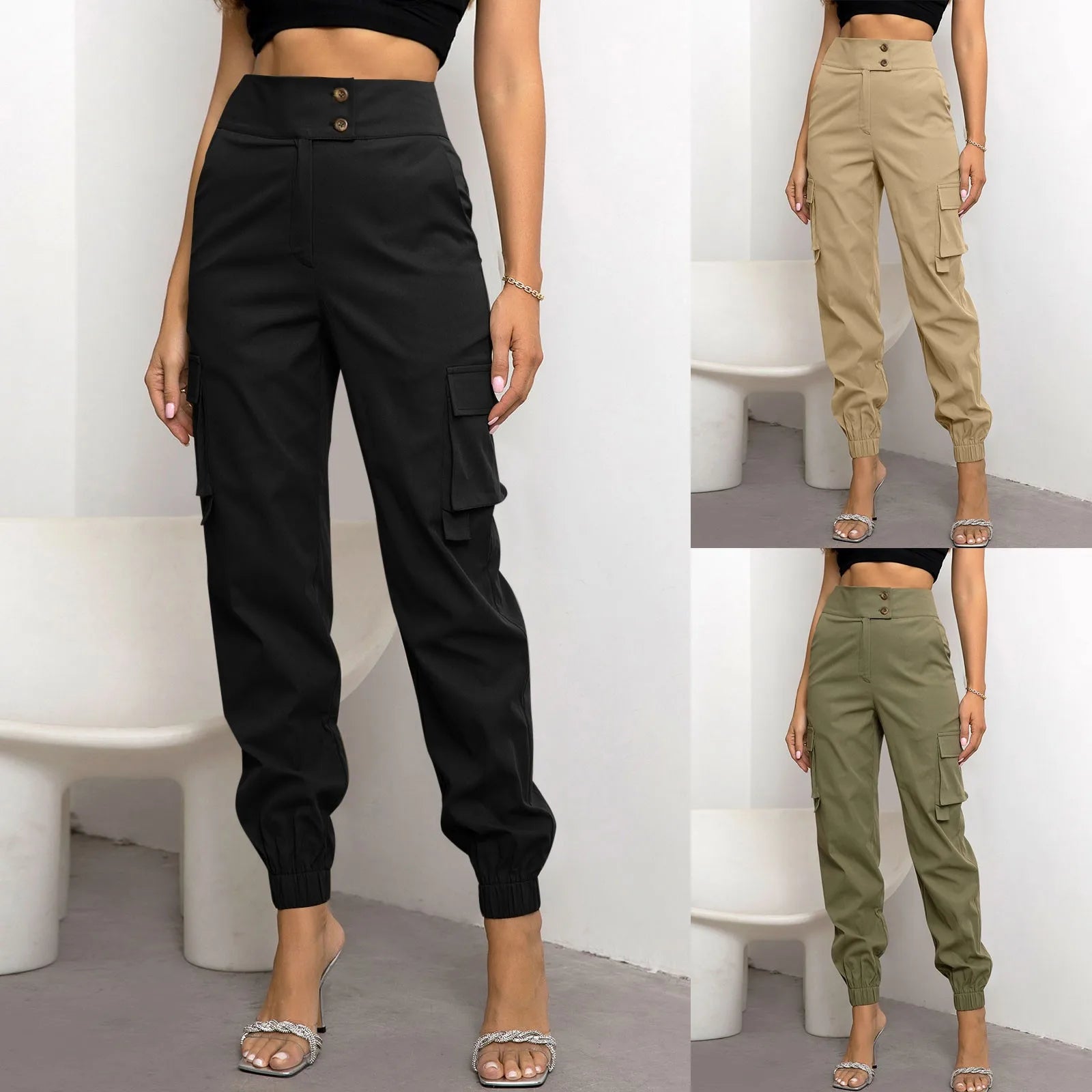 Summer Women Jogger Harem Pants