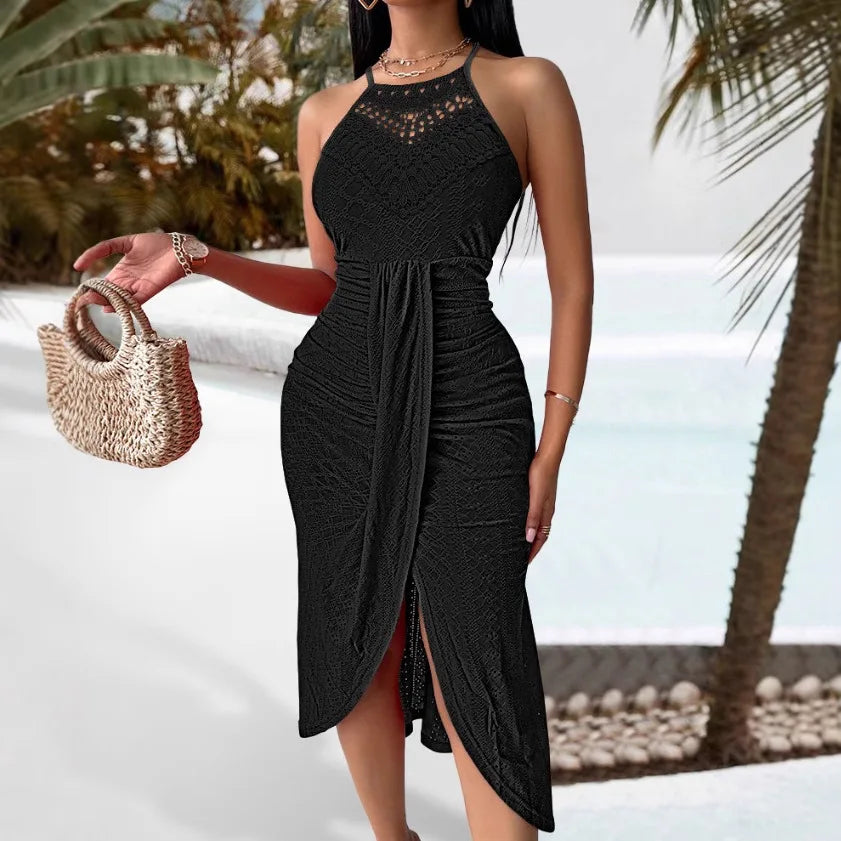 Trendy Women's Sleeveless  Skirt Dress
