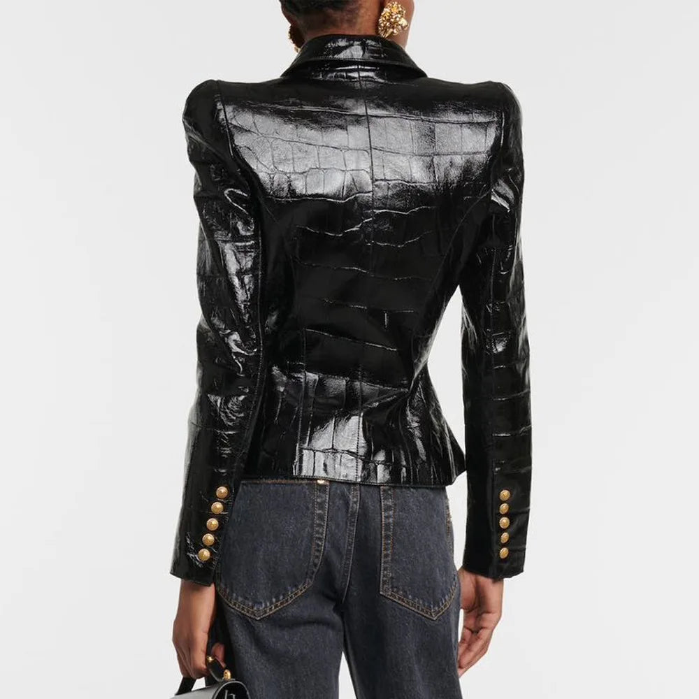 Women’s Leather Slim Fit Jacket