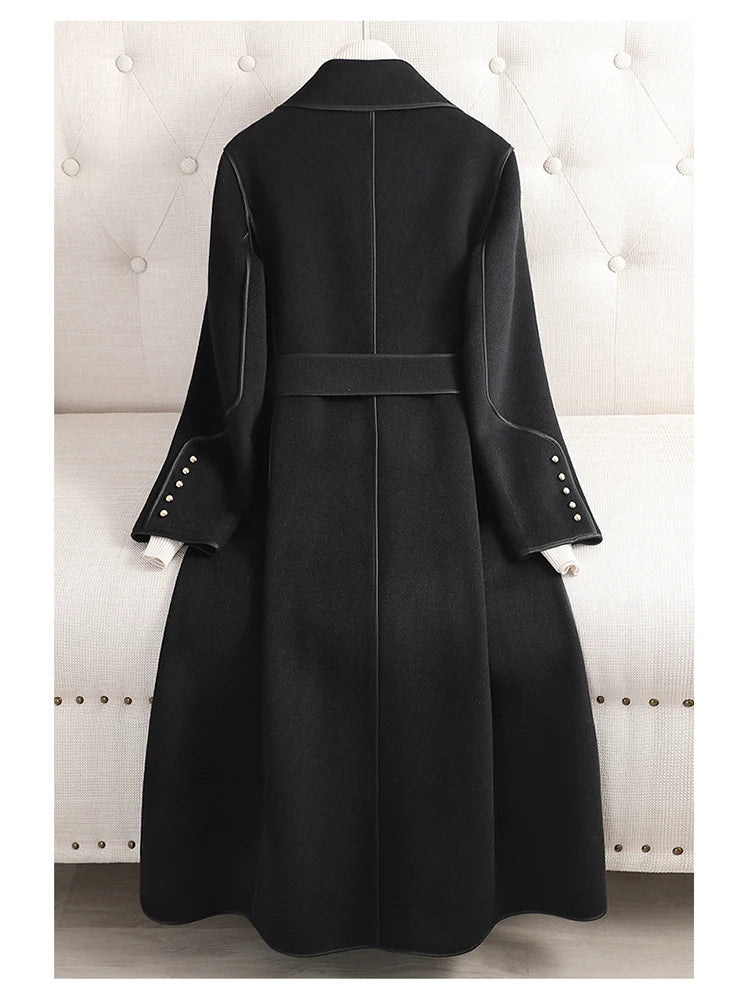 Long Double Sided Wool Coat