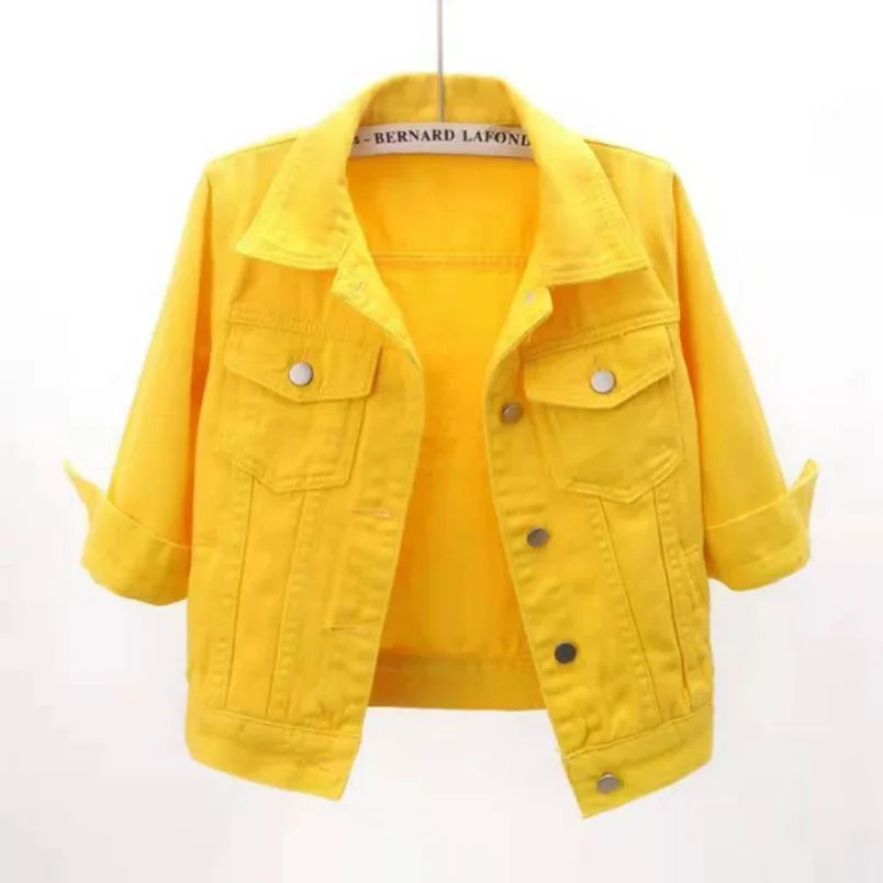 New Women Spring Denim Jacket