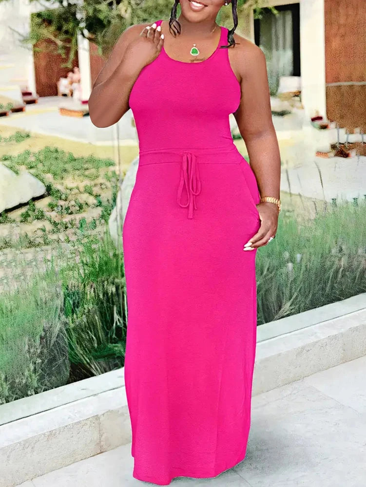 Summer Sporty Halter Dress