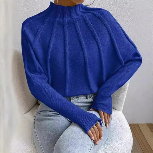 Pullover Knitted Loose Sleeve Top