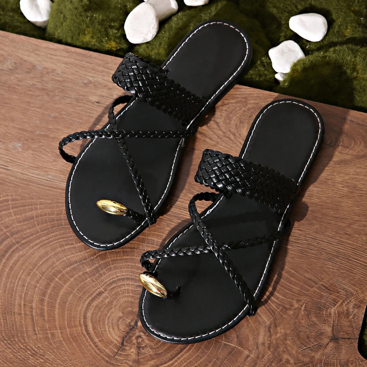 Gold Beach Flip Flops Sandals
