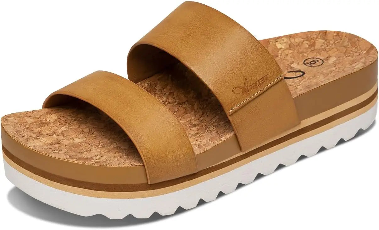 Vegan Leather Platform Sandals