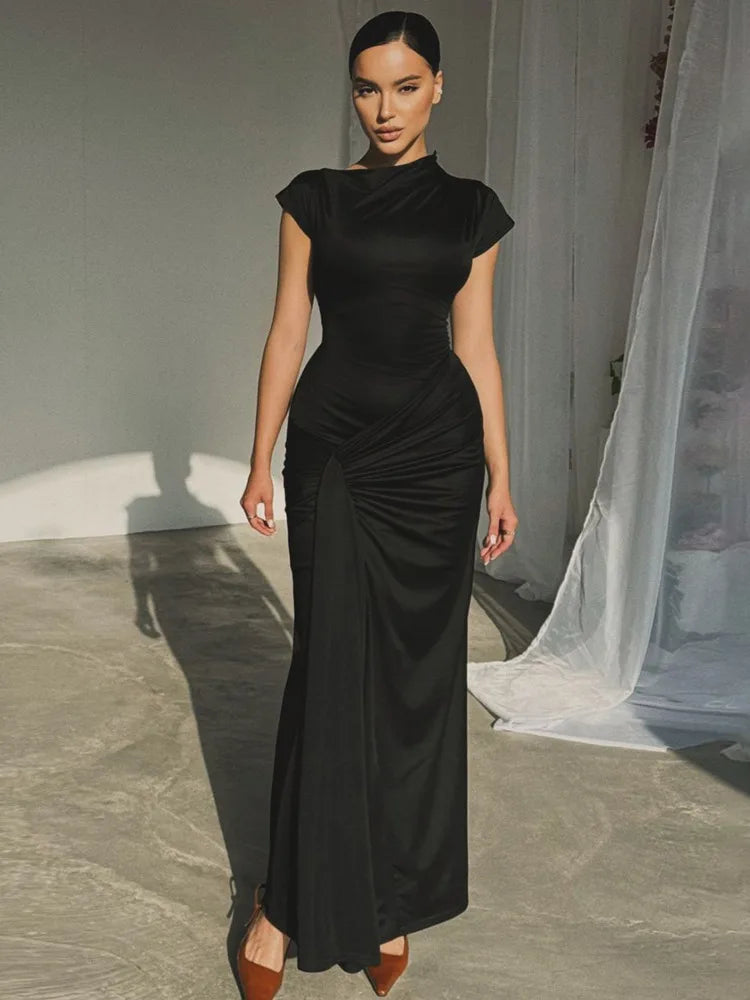 High Waist Long Maxi Dress