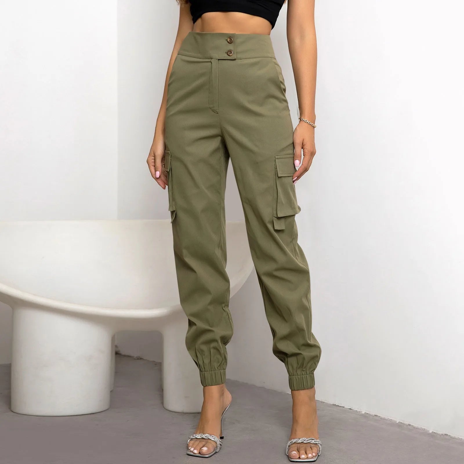 Summer Women Jogger Harem Pants
