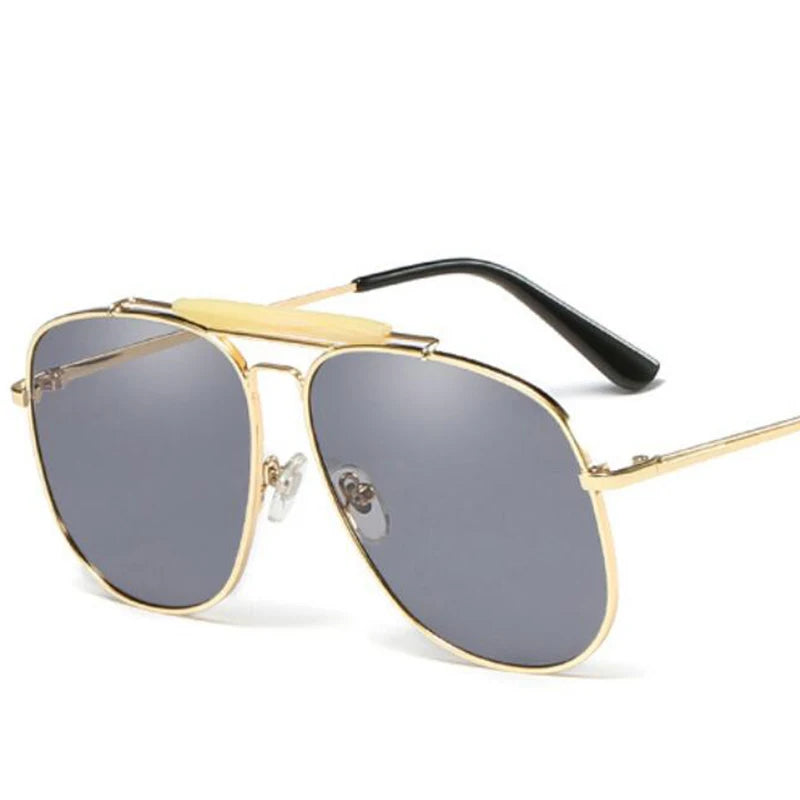 Oversized Pilot Lens Sunglasses