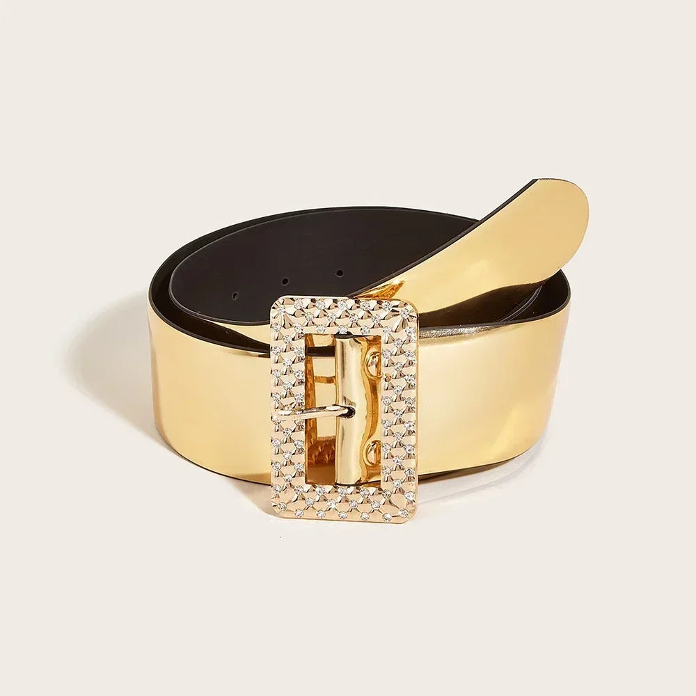 Fashion Gold Buckle Belt