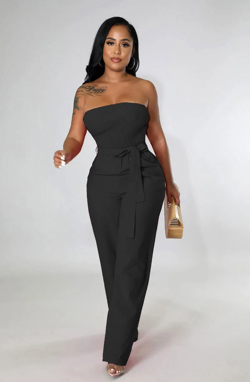 Wide Leg Off The Shoulder Romper