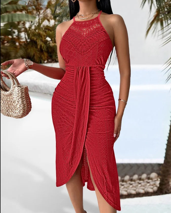 Trendy Women's Sleeveless  Skirt Dress