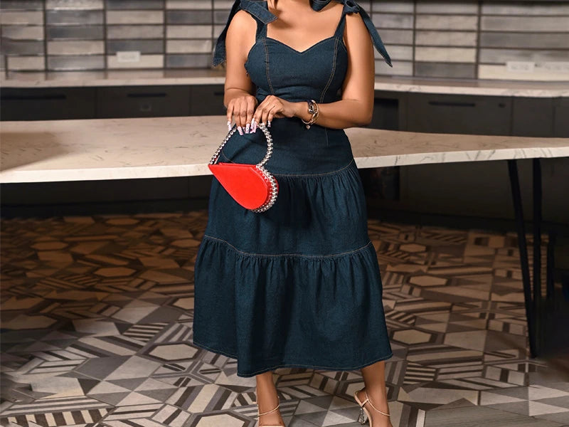 Camisole  Denim Sleeveless Dress