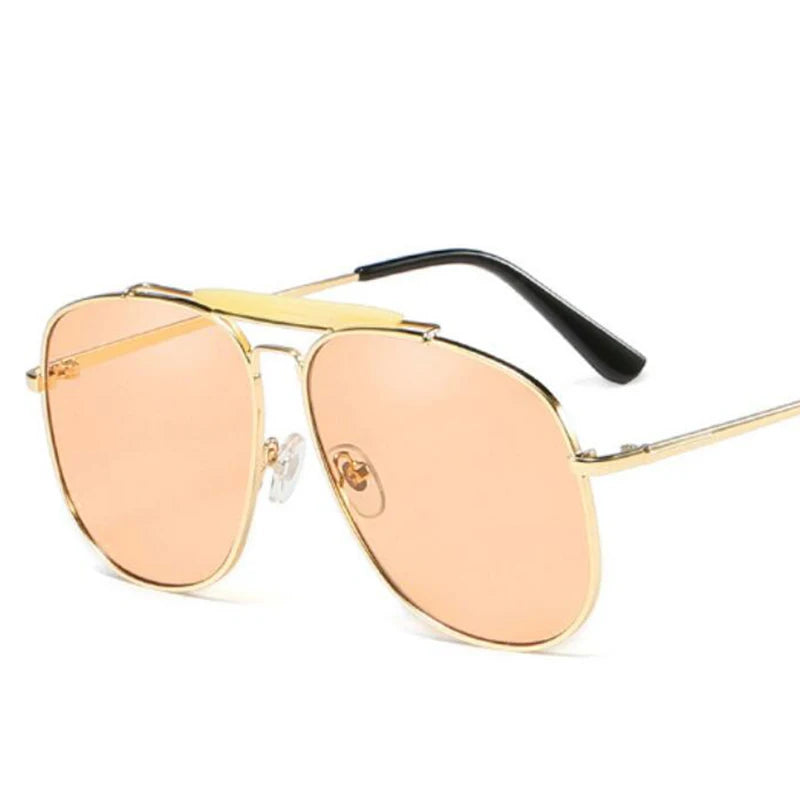 Oversized Pilot Lens Sunglasses