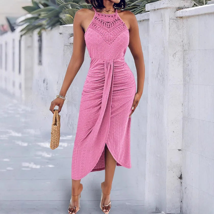Trendy Women's Sleeveless  Skirt Dress