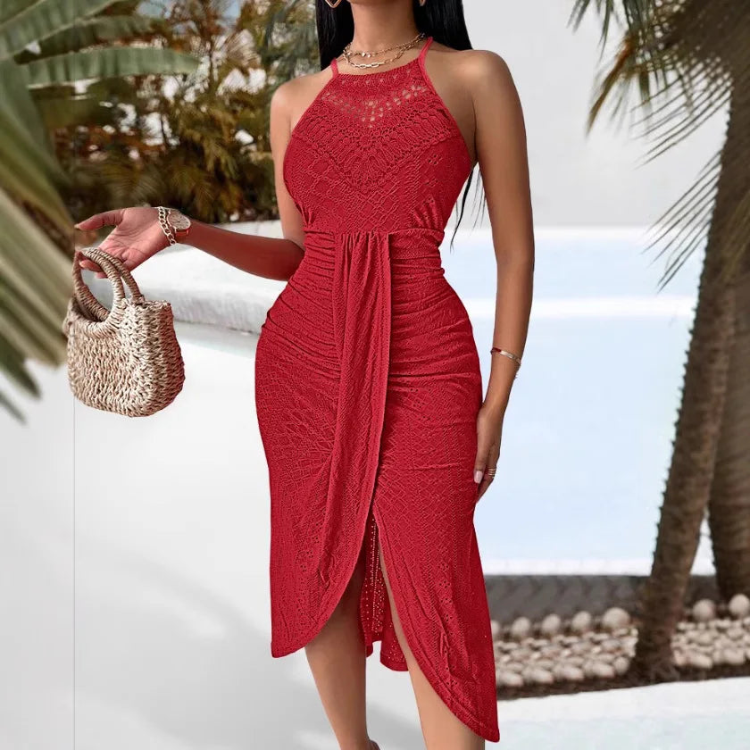 Trendy Women's Sleeveless  Skirt Dress