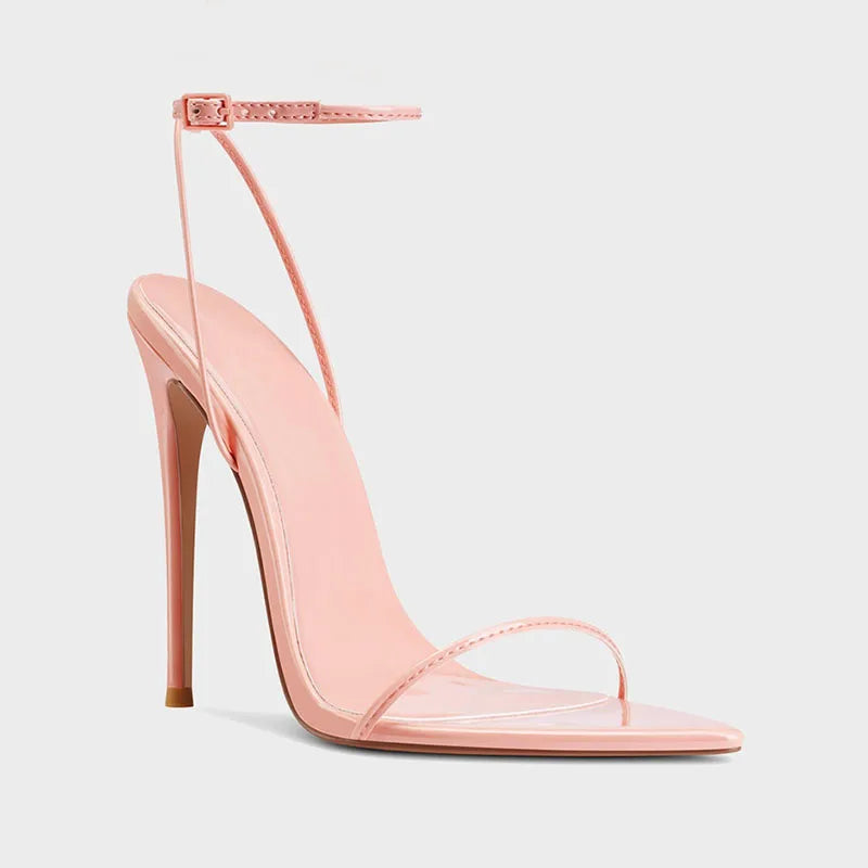 MD Summer Pointed Toe Thin Heel Sandals