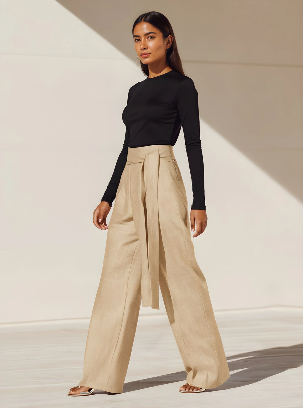 Casual Straight Leg Pants