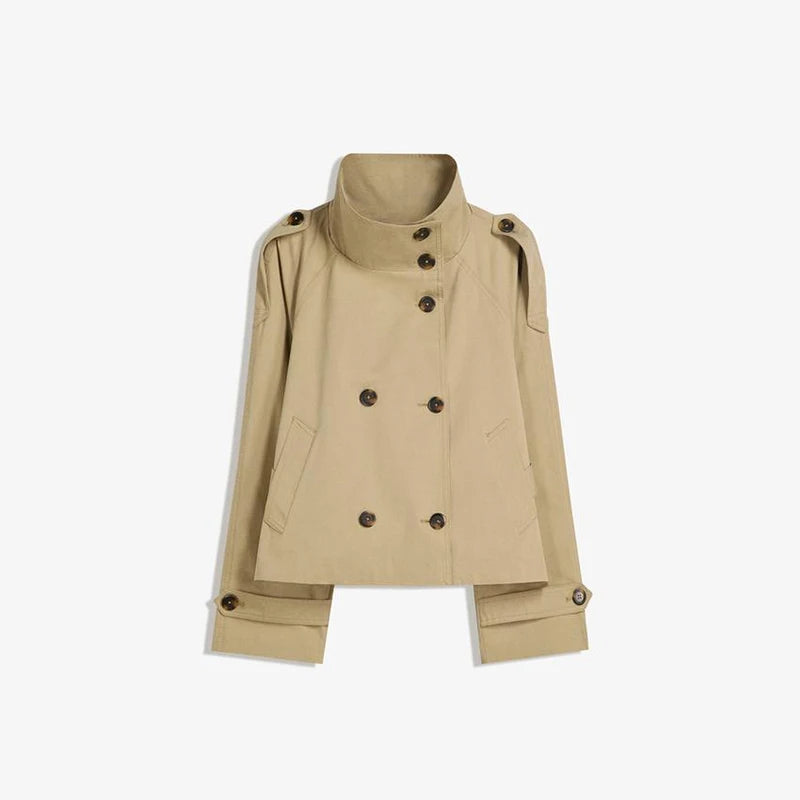 Stand Collar Trench Coat