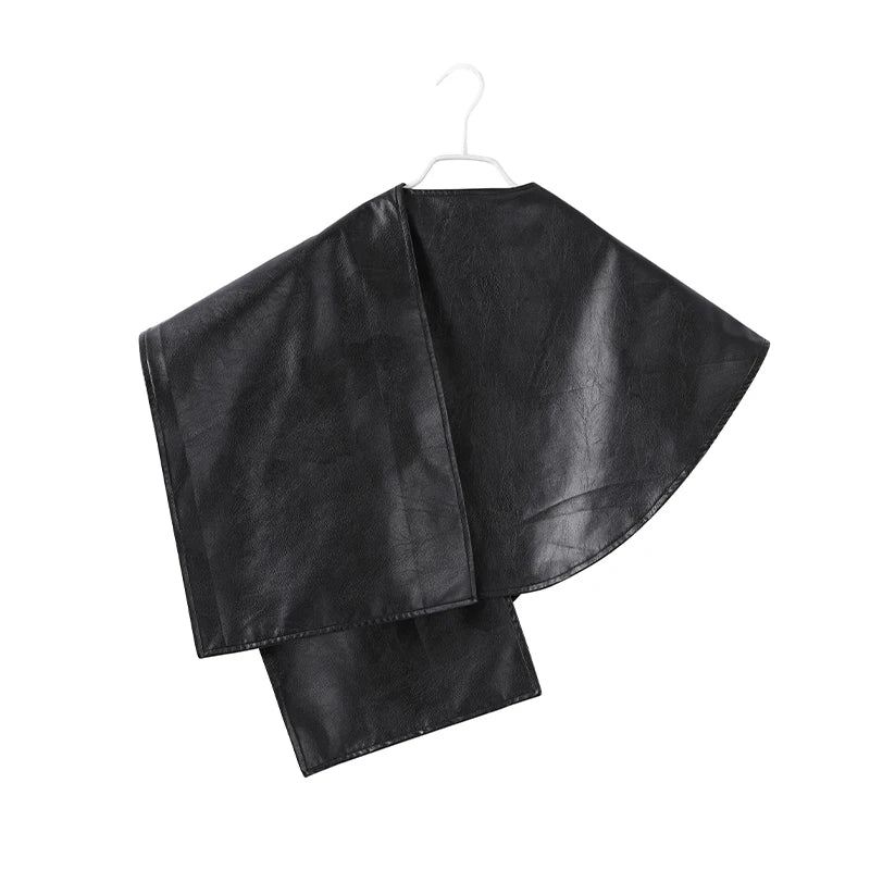 Faux Leather Cape Shawl