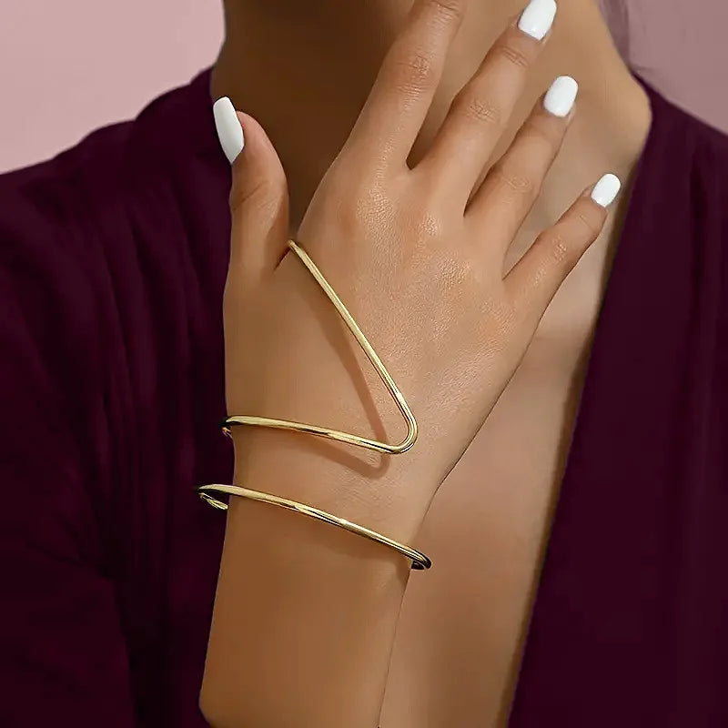 Geometric Bracelet Hand Jewelry