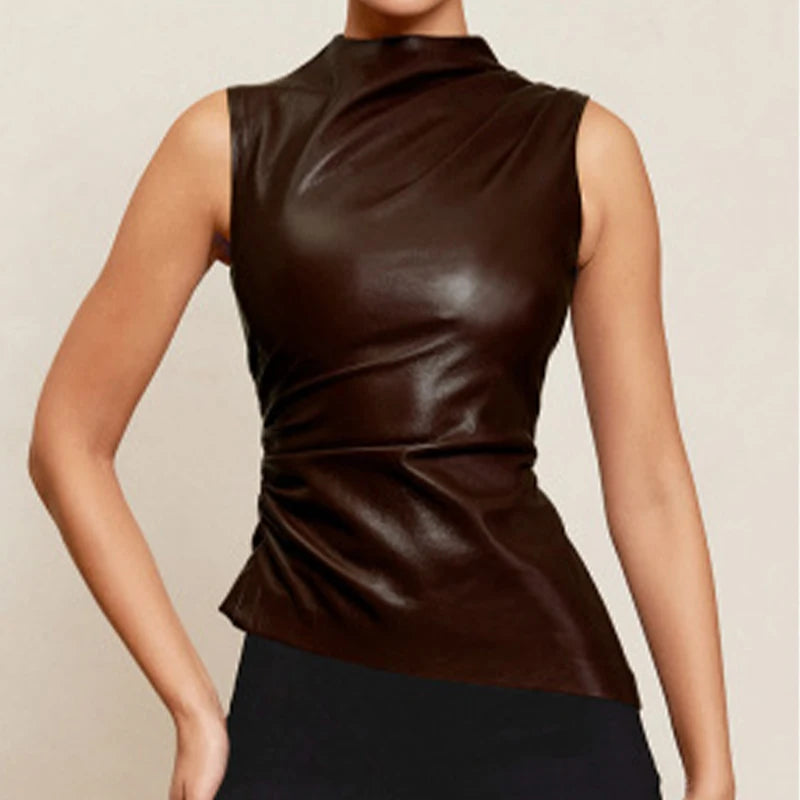Women's Sleeveless Solid Bodycon Tank