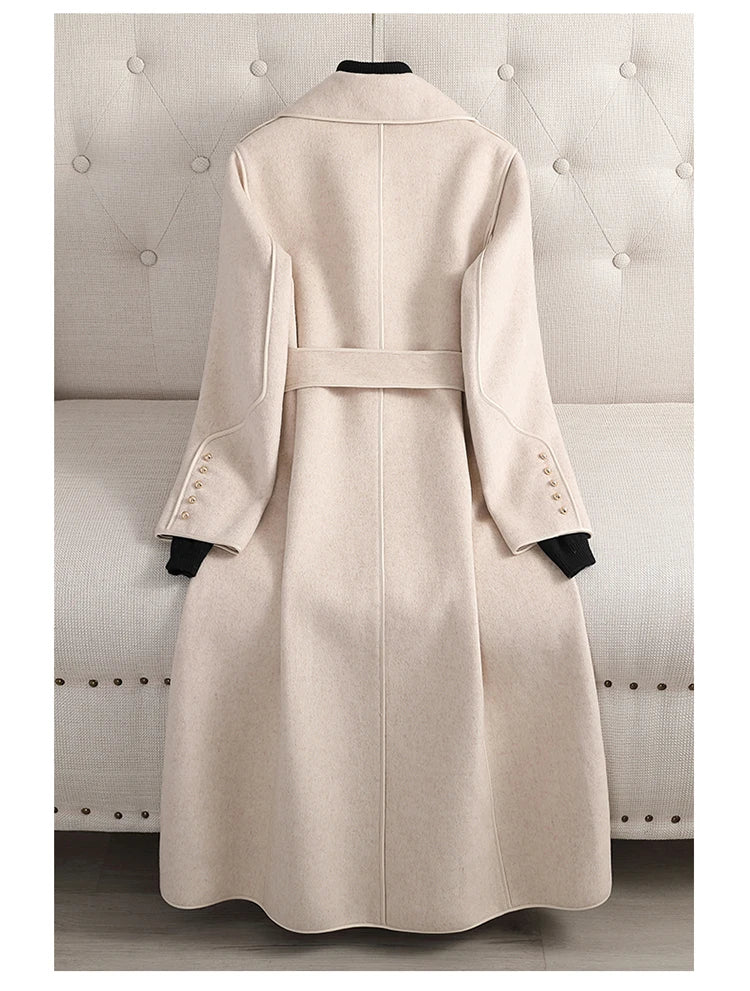 Long Double Sided Wool Coat