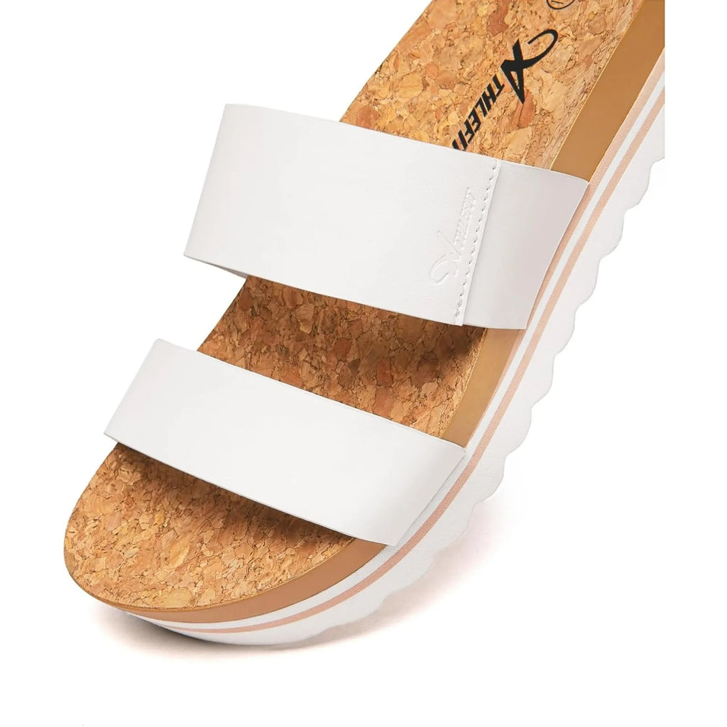 Vegan Leather Platform Sandals