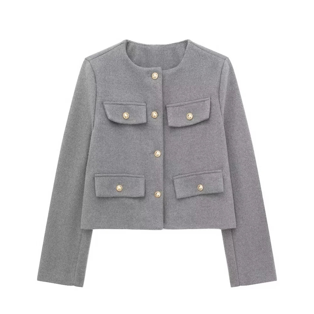 European Style Casual Short Suit Jacket