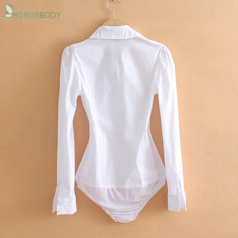 White Bodysuit Blouse