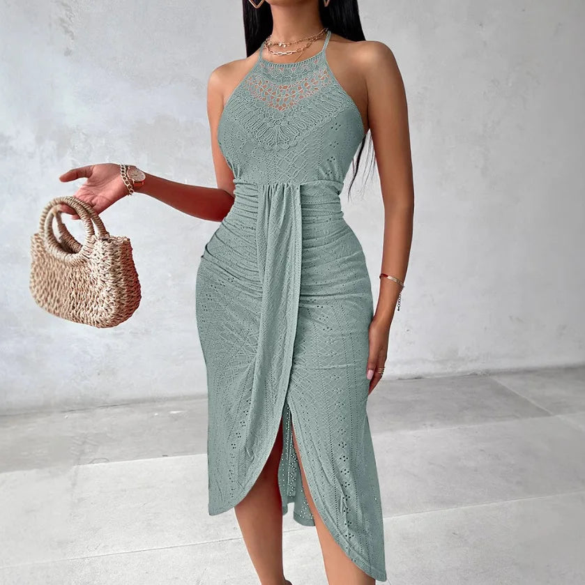 Trendy Women's Sleeveless  Skirt Dress