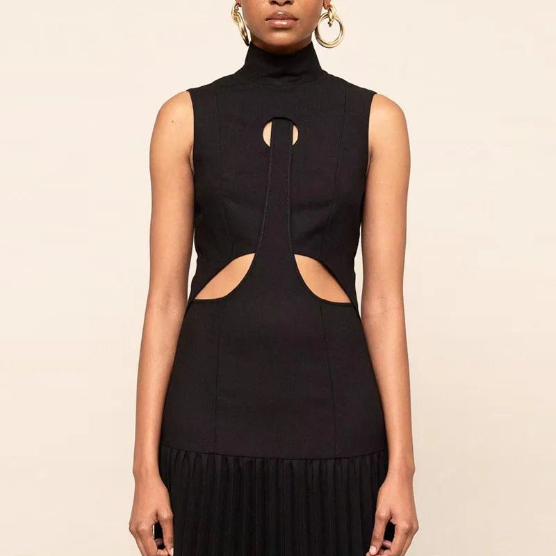 Women Turtleneck Slim Knitted Dress