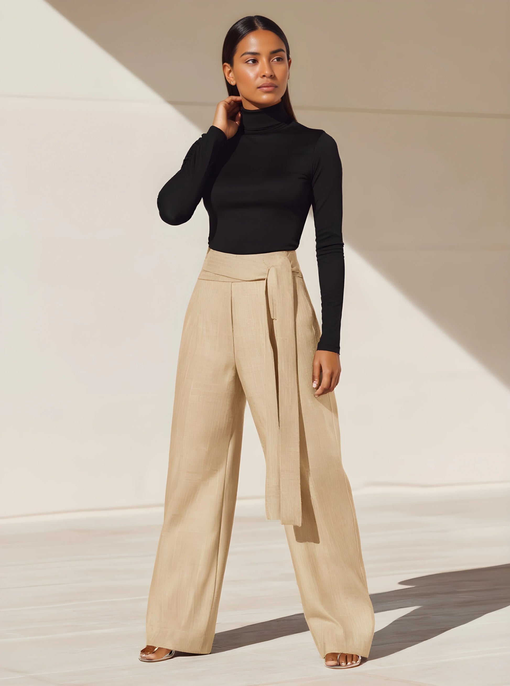 Casual Straight Leg Pants