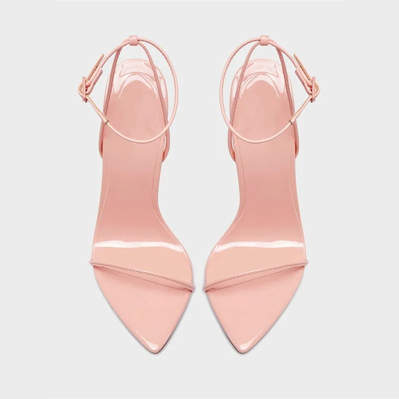 MD Summer Pointed Toe Thin Heel Sandals