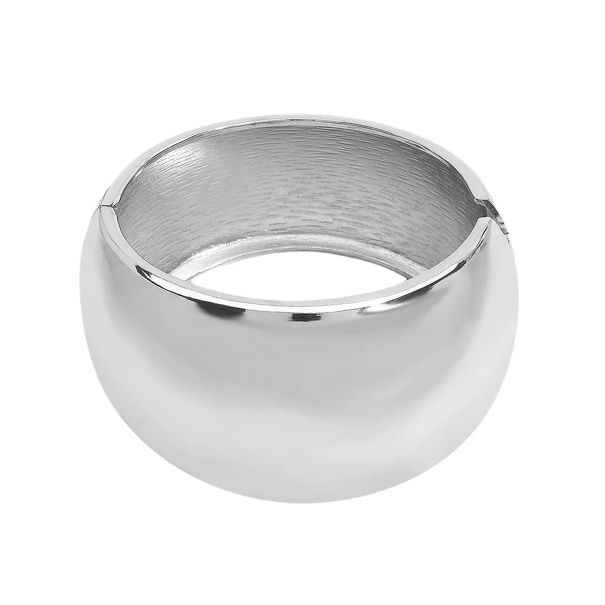 Minimalist Big Cuff Metal Bangles
