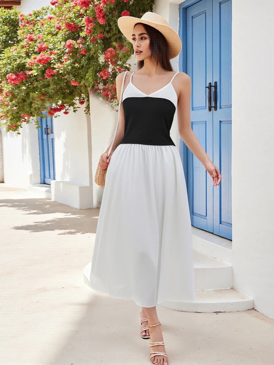 Elegant Sleeveless Maxi Dress