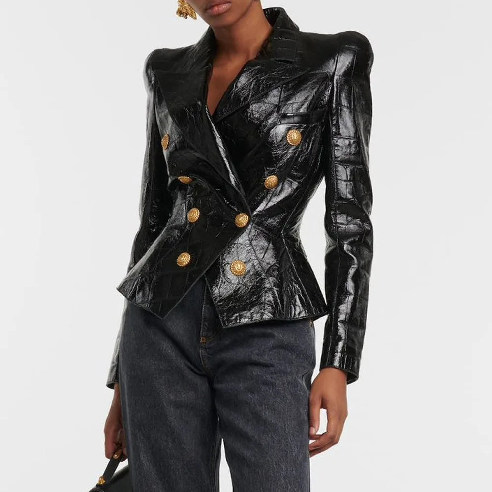 Women’s Leather Slim Fit Jacket