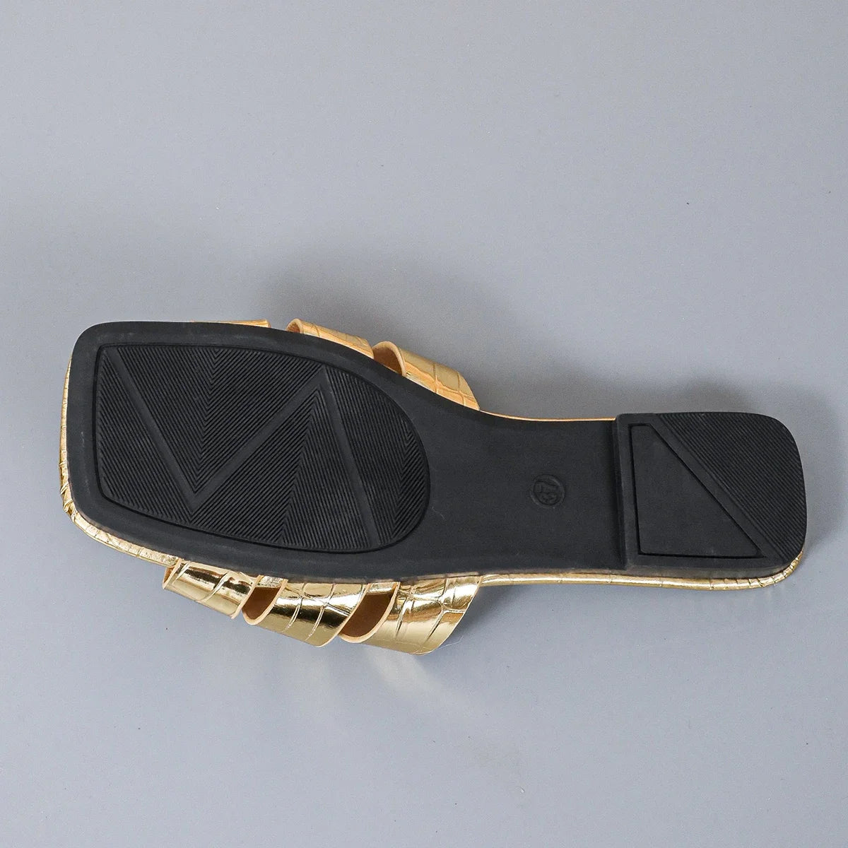Gold Open Heeled Sandals for Women
