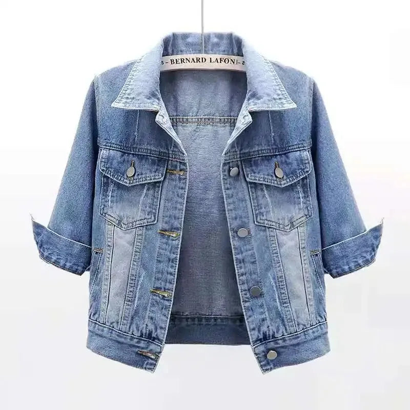 New Women Spring Denim Jacket
