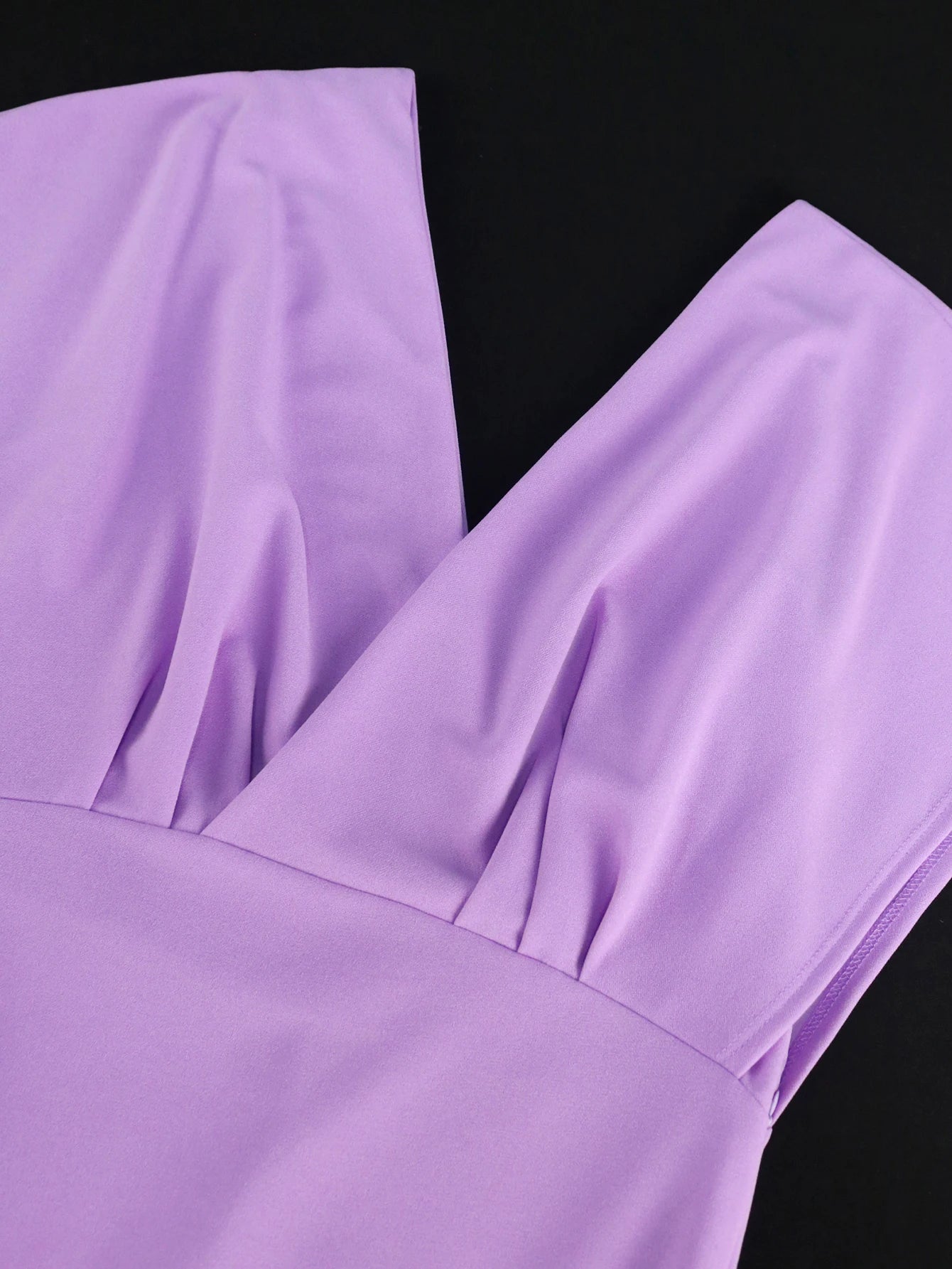 High Waist V Neck Bodycon Dress