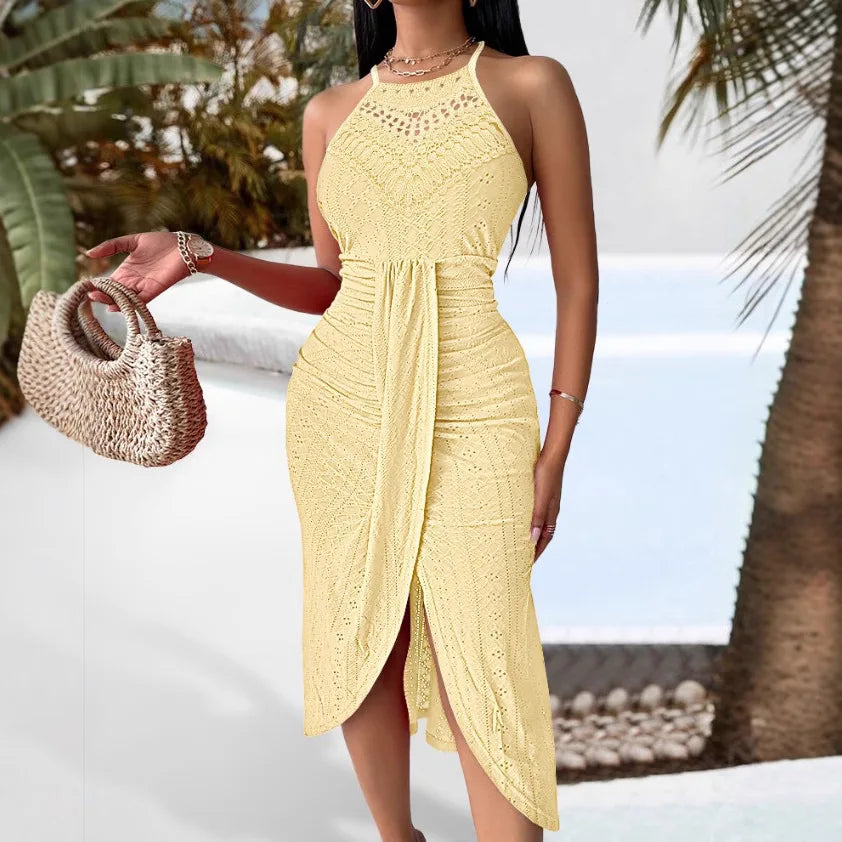 Trendy Women's Sleeveless  Skirt Dress